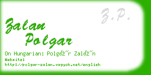 zalan polgar business card